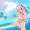 1/6 WAVE Sonicomi SUPER SONICO Figur SUPERSONICO 21cm Anime Mädchen PVC Actionfigur Spielzeug SONICO Statue Aktivität Sammlung Modell Puppe