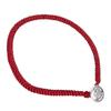 Ox Zodiac Bracelet Red Rope S925 Silver Ornament Woven Bracelet Accessory for Men Women