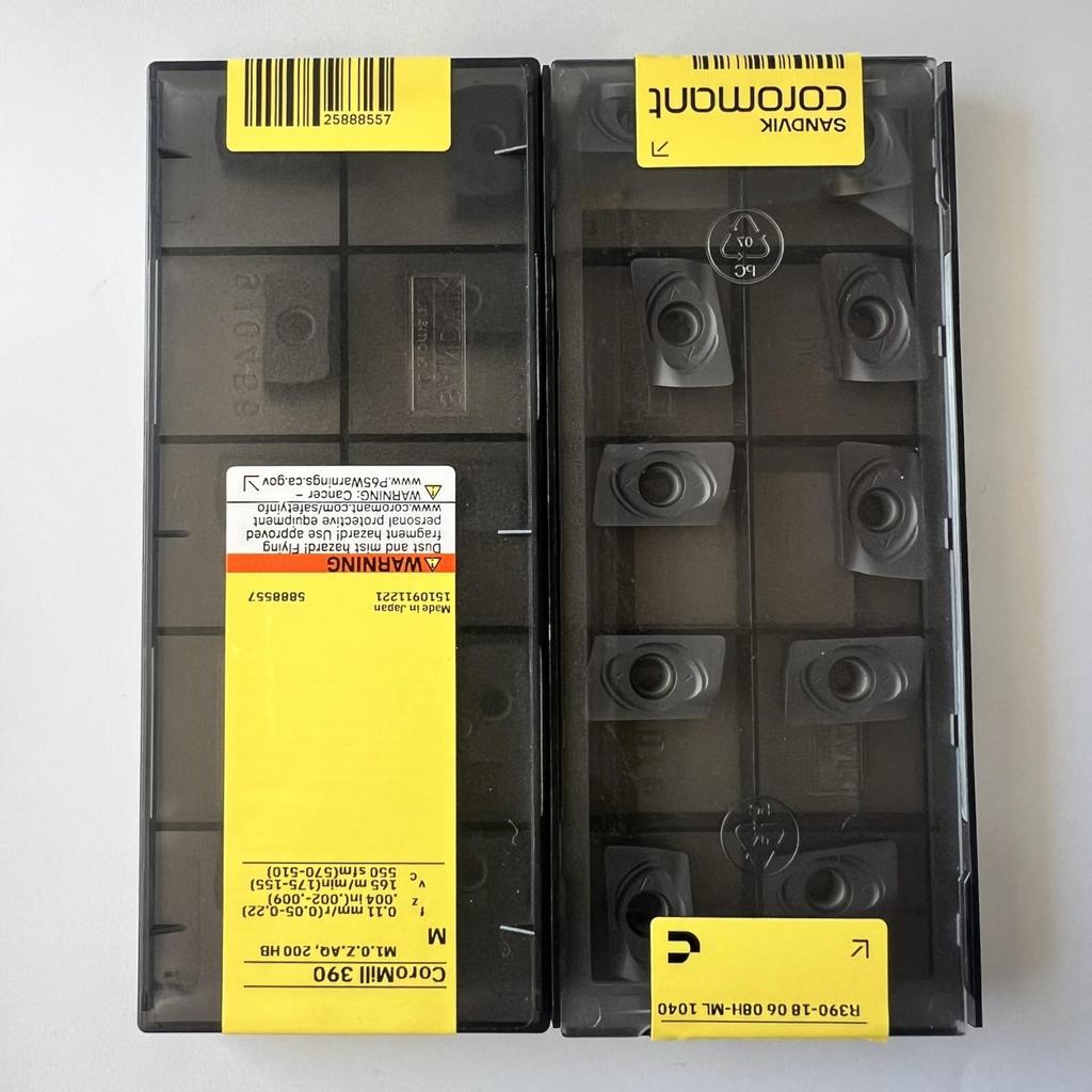 SANDVIK / R390-180608H-ML 1040 / Original Swedish hard alloy blade 10 Pcs