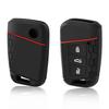3 Button Silicone Remote Car Key Case Cover For VW PASSAT B8 Skoda Kodiaq Superb A7 Car Keyless Fob Shell Holder Protector