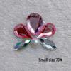 Children's Floral Face Stickers with Crystal Diamonds & Tassels for Ancient Style Makeup
