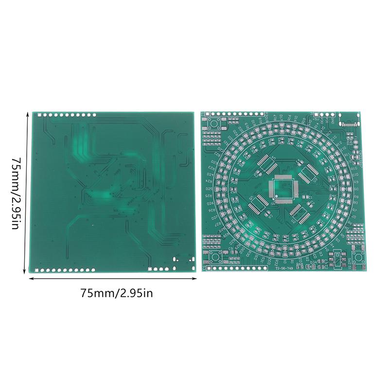 Lqfp64 Soldering Diy Kit 5V Running Light Smd Soldering Practice Board Kit Type-C Interface For Soldering Instruction