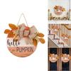Farmhouses Welcome Wood Sign Delicate Fall Themed Wood Welcome Sign with Bowknot and Berries for Decoration
