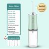 Smart Waterproof Electric Water Flosser for Fresh Breath, Portable Teeth Cleaner with Purple Light