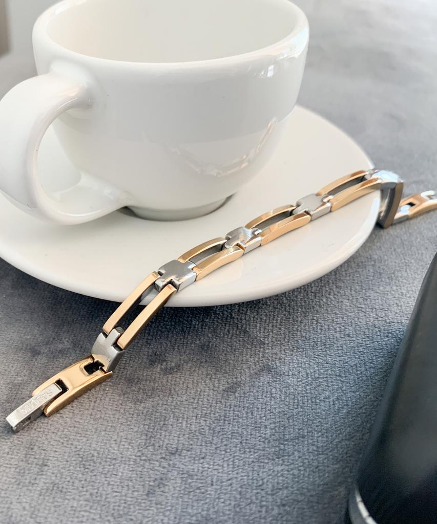 Sabona London 329 Lady Executive Slim Bar Duet Magnet Bracelet