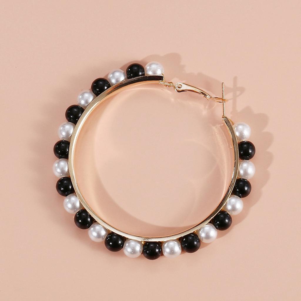 2PC Women's Fashion Simple Geometric Circle Earrings Zircon Accessories Suitable for Date, Party, Festival Gifts