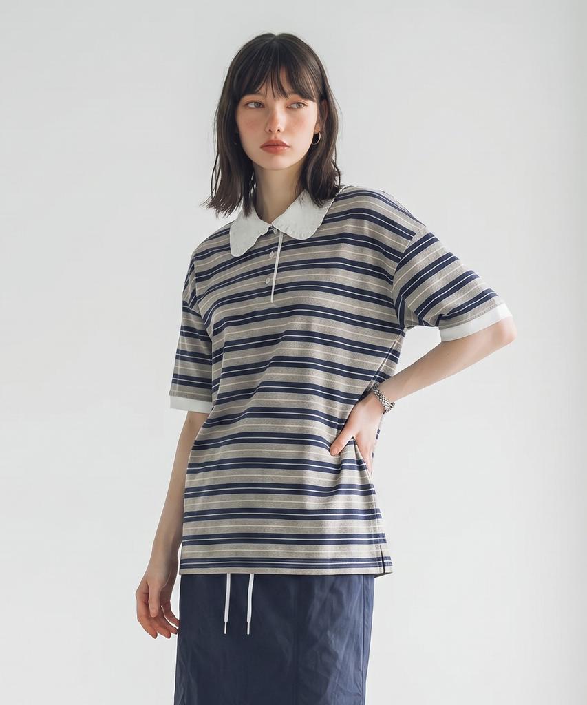 Metapeo Met Striped Tee & Skirt Set
