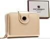 Small Women's Wallet Made of Eco-leather with Snap and Zipper - Peterson