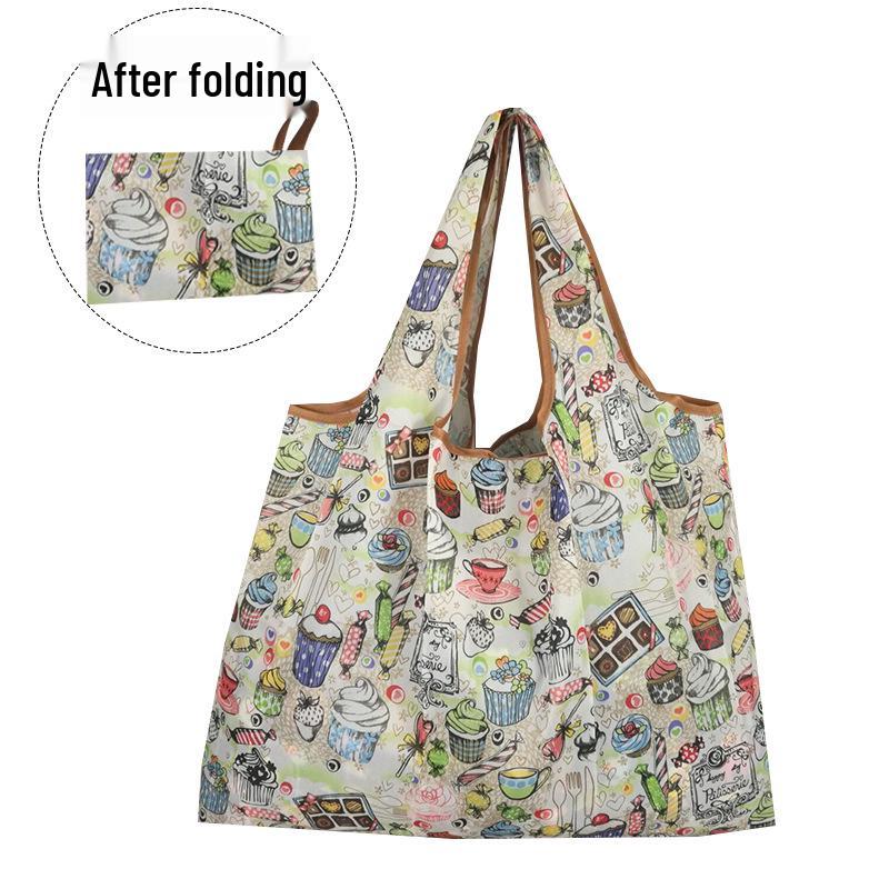 Eco-friendly Foldable Storage Tote - 210D Oxford Cloth, Waterproof & Large Capacity