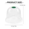 Clear Gardening Covers Protective Cover Shielding Protectors for Plant Health Growth And Thermal Retention 5PCS