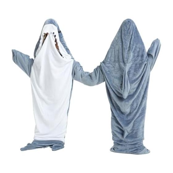 [Joyasslly] Shark Sleeping Bag Kigurumi, Pajamas, Shark Blanket, Shark Blanket, Wearable Blanket, Stuffed Animal, Shark Sleeping Bag, Kigurumi