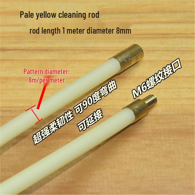 Nylon Condenser Tube Cleaning Brush with 6mm Thread