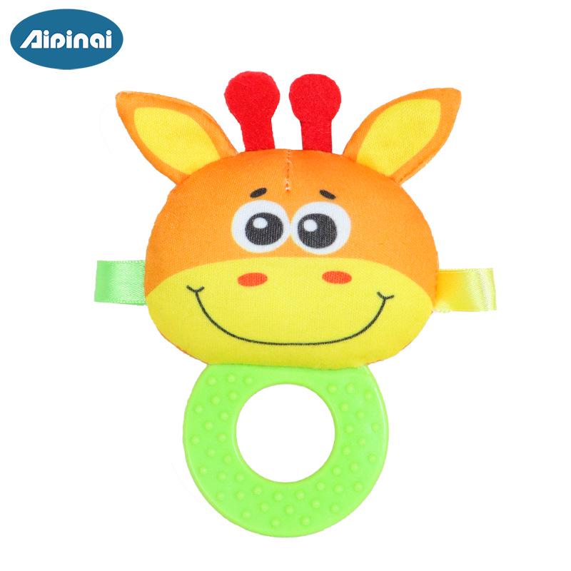 

Детская ручная погремушка и прорезыватель для детей 0-2 лет