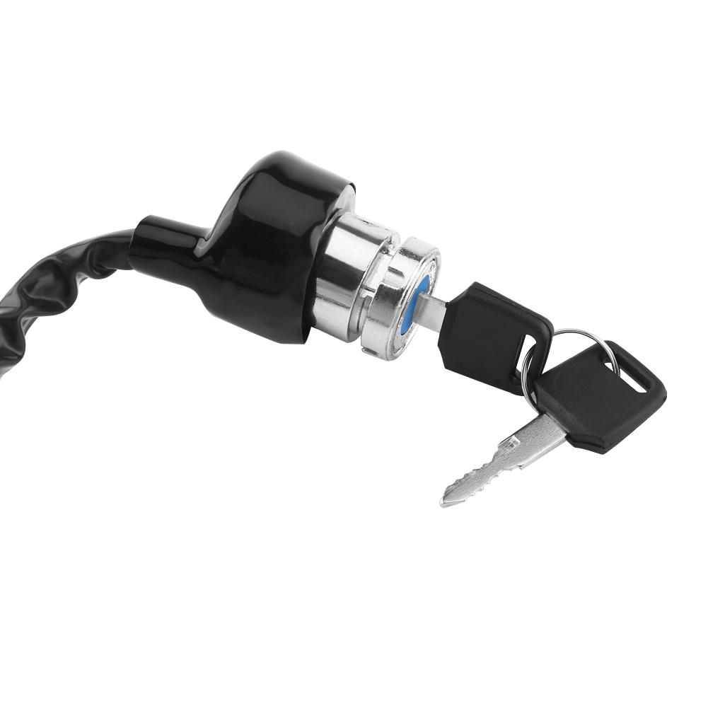Universal Car Motorcycle 6 Wire In 9 Pin Plug Ignition Switch 3 Position 2 Keys