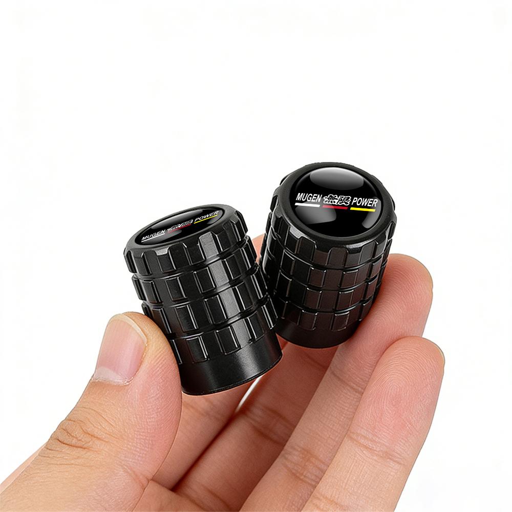 4pcs/SET Honda Mugen Car Wheel Tire Valve Caps Stem Case Emblem Covers For Modulo Legend RR Insight CIVIC Type R S Accessories BT1