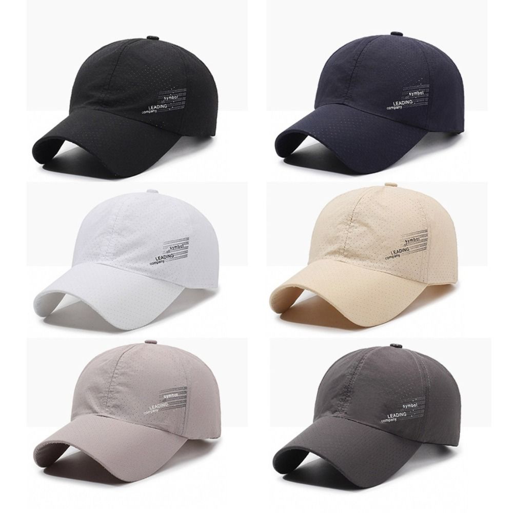 

Breathable Baseball Hats Quick-drying Golf Fishing Cap Summer Outdoor Sports Cap for Women Men темно-синього кольору