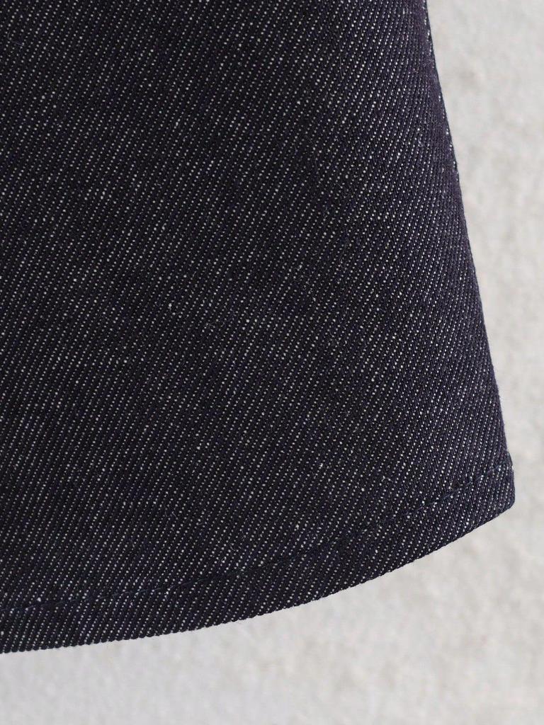 Women's Versatile Bow-Accent Long Sleeve Denim Shirt