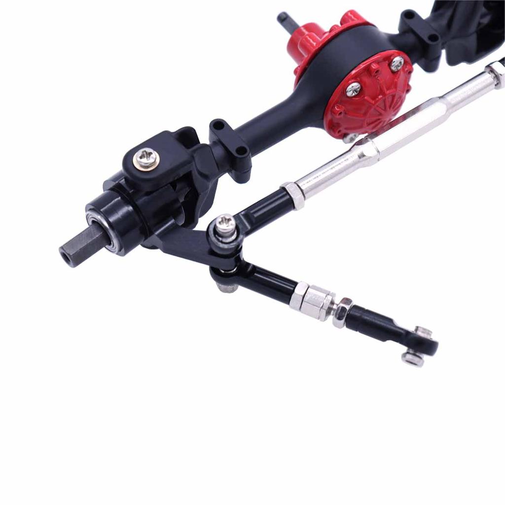 WPL Metal Front and Rear Axle Set for WPL C14 C24 C34 C44 B14 B24 1/16 RC Car Upgrades Parts Accessories