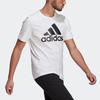 adidas Essentials Big Logo Tee White/Black Men Streetwear GK9121