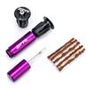 Tubeless Bike Tire Repair Kit for Road Bicycle Mountain Bike Tires Fix a Puncture or Flat Canister Plugger Tool for W/ P