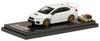 HJ64 Subaru WRX STI EJ20 FINAL EDITION Full Display Model Included Crystal White Pearl Finished Product HJ642021FW 1/64 Package/Engine