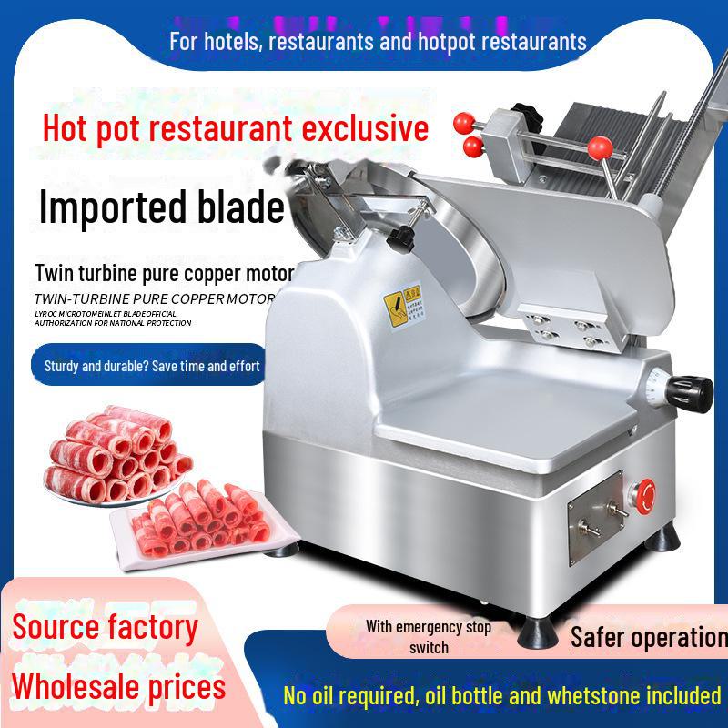 Commercial Automatic & Semi-Automatic Frozen Meat and Mutton Slicer
