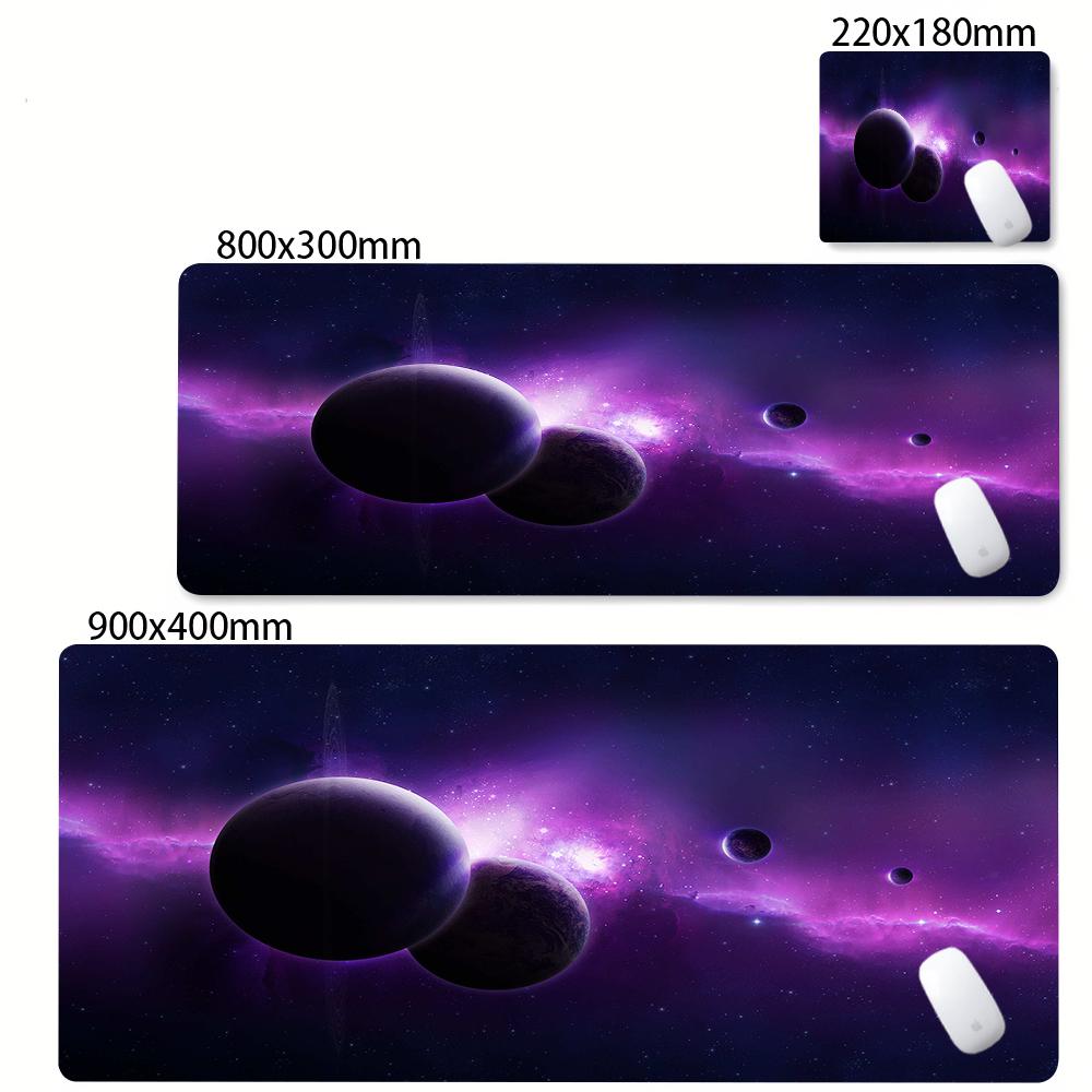 Galaxy Planet Desk Mat Keyboard Mats Deskpad Large Universe Space Gaming Mousepad x Extended Mouse Pad Xxl Speed Deskmat