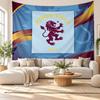 Aston Villa Football Wall Tapestry, Soft Fabric Wall Hanging, Decorative Backdrop For Bedroom Home Wall Art