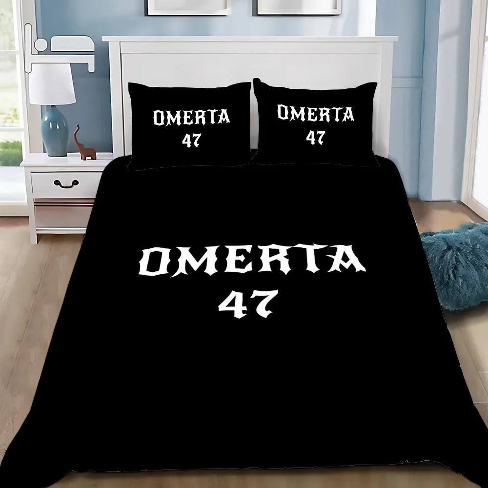 Duvet Cover Pillowcase Bedding Set Adult Boy Omertas M-Maes Girl Bedroom Decoration Children Gift Single Double Large Size