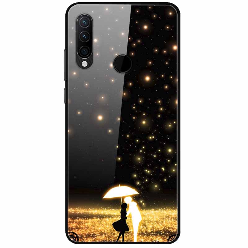 For Huawei P30 Pro Lite Case Cool Tempered Glass Luxury Coque Covers for Huawei P20 Lite P 20 P20Pro P30Pro P 30 Hard Back