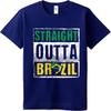 Mens Unisex Comfort Tshirt Plus Size summer For man tshirt Straight Outta Brazil Short Sleeve Travel ONeck Teeshirt