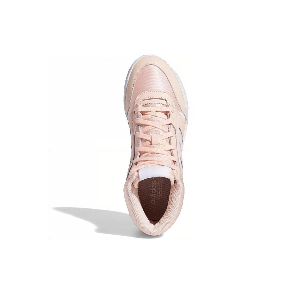 Adidas Originals Drop Step Retro Casual Durable High-Top Skate Shoes Women Sneakers Ice-Crystal-Pink EE5229