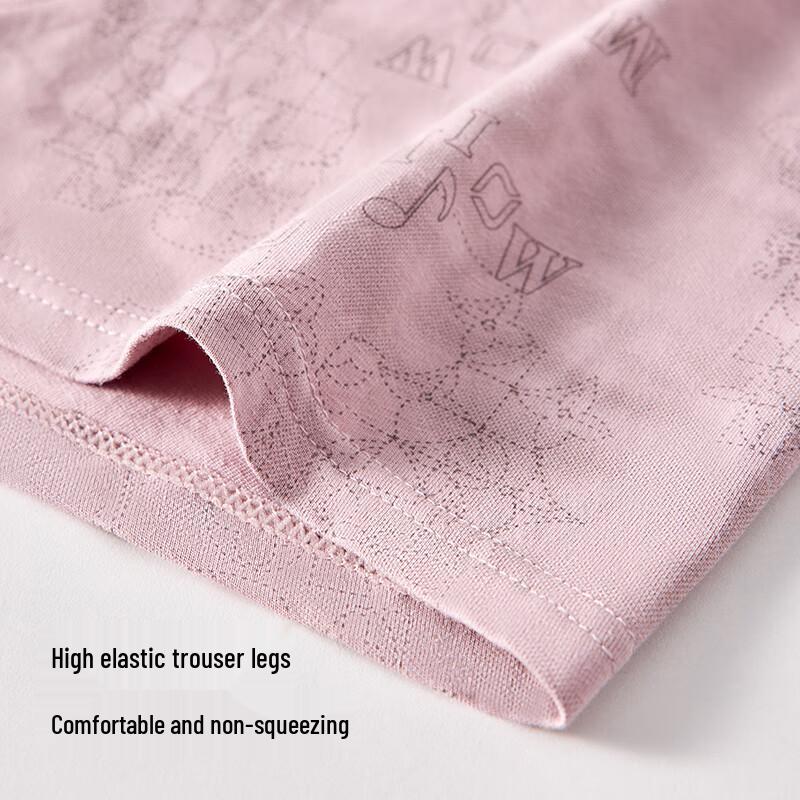 MiiOW Men's Designer Print Cotton Boxer Briefs 4-Pack