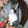 Easter Decorative Bunny Wreath Webbing Wreath Home Simulation Plant Party Garden Front Door Decoration Ornaments