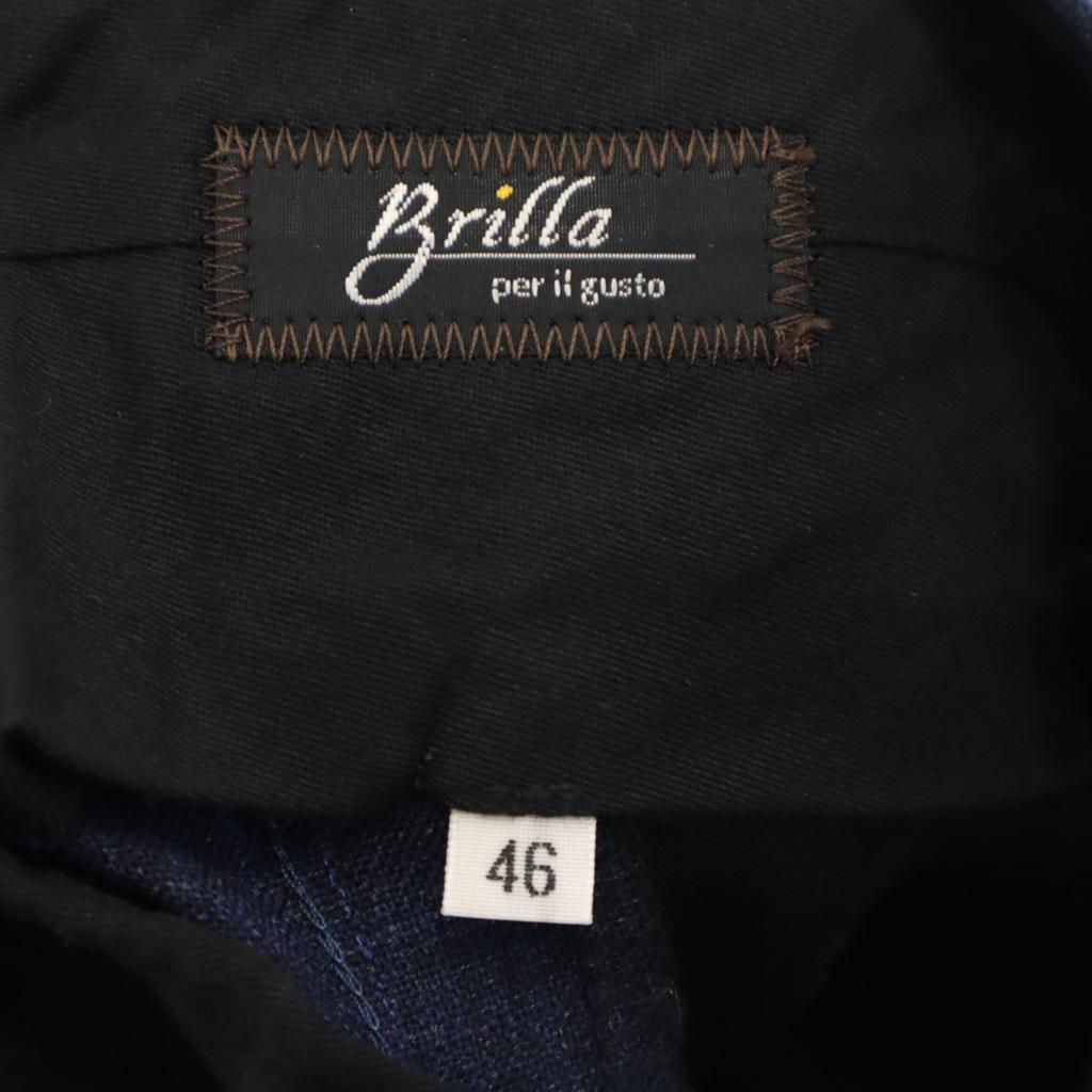Beauty Products Brilla Per Il Gusto Linen-like Pants 46 Navy Men's Used