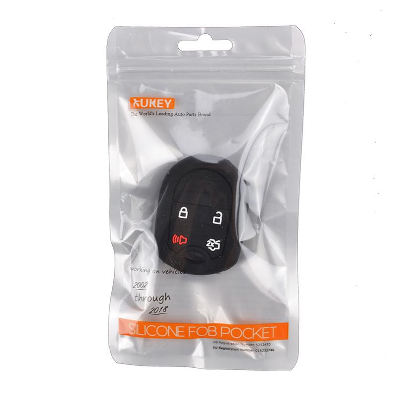 Schlüsseletui für Ford Edge Escape Explorer Flex Focus für Lincoln MKS MKX MKZ für Mazda Tribute
