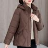 Plus Size L-5XL Fashion Female Coat Winter Jackets Hooded Loose Thick Warm Middle Age Women Parkas