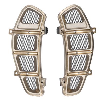 Pair Motorcycle Radiator Guard Grille Bezel Cover Fit for Piaggio VESPA GTS 250 300 2013 2020