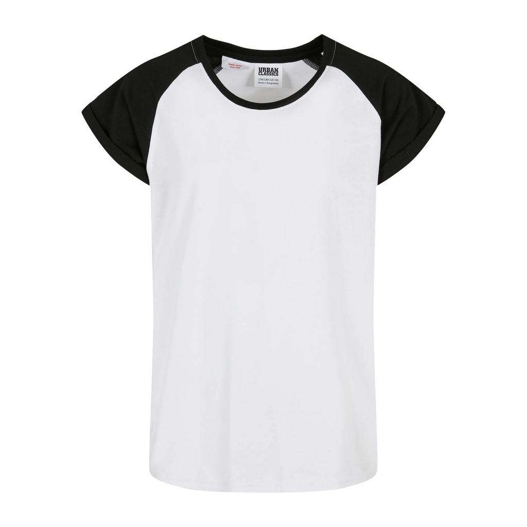 Urban Classics Girls Contrast Raglan T-Shirt