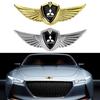 Metall 3D Aufkleber Auto Emblem Styling Flügel Aufkleber für Mitsubishi Outlander Lancer L200 ASX Colt Pajero Eclipse Ralliart Galant EVO