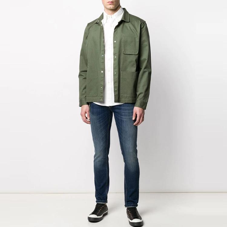 Polo Ralph Lauren Logo Print Solid Twill Point Collar Long Sleeve Shirt Men Shirts White 710795457-001