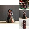 Halloween Witch Figure With Fabric Dress For Haunted Room Atmosphere Decoration