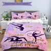 3PC Custom Name Gymnastics Fun Zone Bedding Set Printed Bedding Set Duvet Cover Closure Includes 1 Duvet Cover & 42 Pillowcases for Bedroom