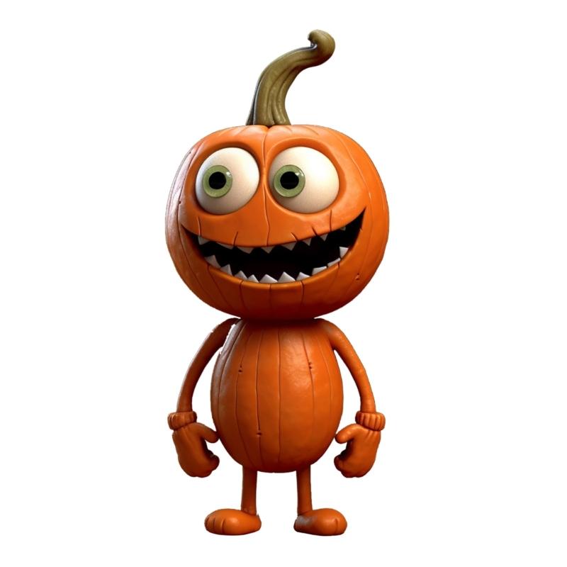 2024 New Halloween Pumpkin Figurines Decorations Ornaments Resin Pumpkin Figurine Home Table Decor Halloween Thanksgiving Party