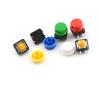 25Sets Momentary Tactile Push Button Touch Micro Switch 4P Pcb Caps 12X12X7.3Mm