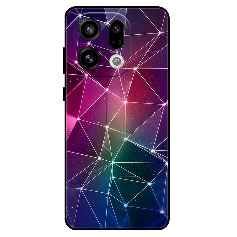 For Oppo Find X9 Pro Case Silicone Luxury Space Soft Bumper for Oppo Find X 9 X9Pro 5G 2025 Phone Cover TPU Funda Shockproof