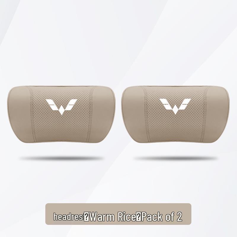 Wuling Car Headrest & Lumbar Support Cushion (Compatible with S/PLUS/S1/S3/V/Jiachen/Rongguang)