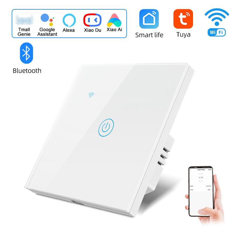 Graffiti Tuya EU Smart WiFi Touch Wall Switch with Alexa Voice Control