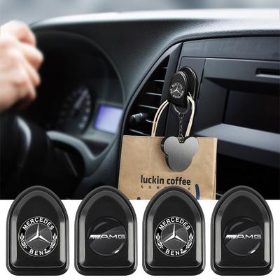Mini Háčky do Auta Černé Samolepicí Neviditelné Háčky Interiérový Úložný Držák Pro Mercedes Benz AMG W212 W211 W213 W203 W205 W204 Třída A C E B R