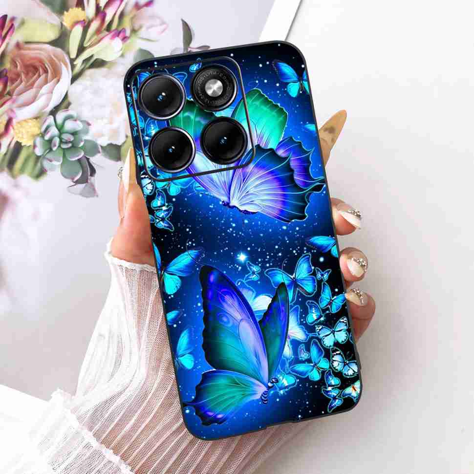 For Motorola Edge 70 Fusion 5G Case Cartoon Cat Panda TPU Black Cover For XT2605-1 XT2605-2 XT2605-4 Soft Silicone Phone Cases